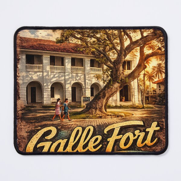 Item preview, Galle Fort Vibes – Colonial Heritage & Banyan Tree Vintage T-Shirt Design designed and sold by GooniSL.