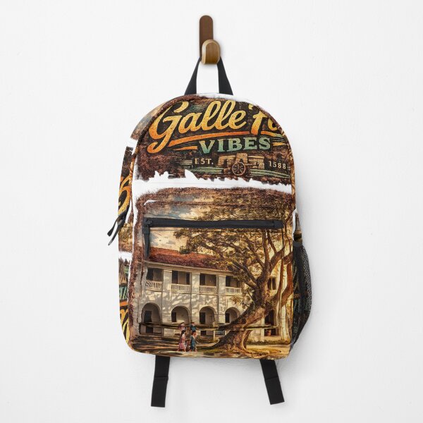 Item preview, Galle Fort Vibes – Colonial Heritage & Banyan Tree Vintage T-Shirt Design designed and sold by GooniSL.