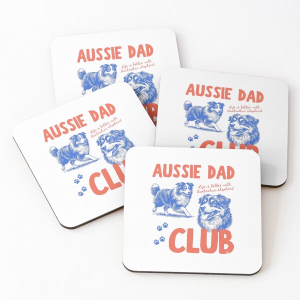 Item preview, Aussie Dad Club Australian Shepherd Funny Dog Lover designed and sold by HBDStudio.