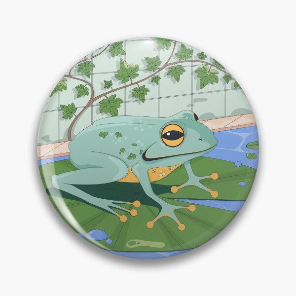 Item preview, Cute Frog on Lily Pad Pond designed and sold by IMGvisuals.
