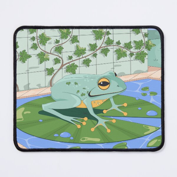 Item preview, Cute Frog on Lily Pad Pond designed and sold by IMGvisuals.