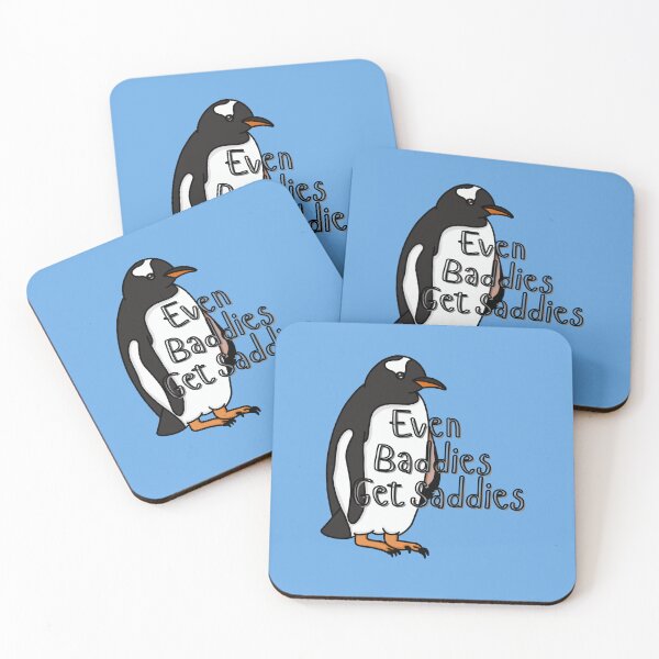 Item preview, Even Baddies get Saddies - Gentoo Penguin - A Derpybird Design designed and sold by YOjosie.