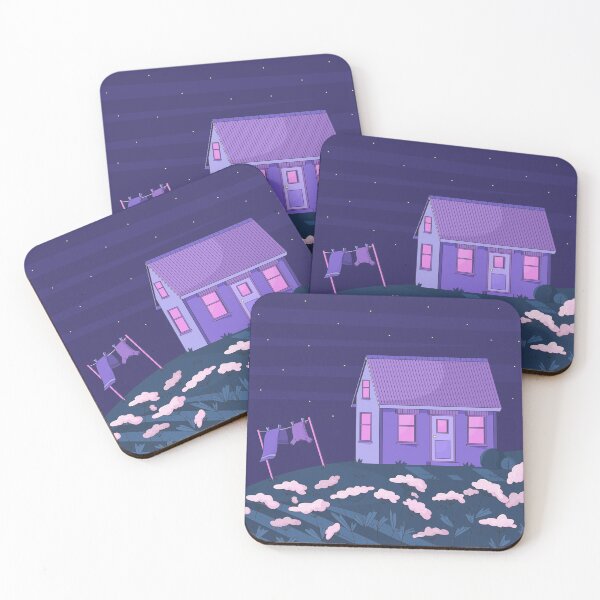 Item preview, Paisaje nocturno de una cabaña iluminada por la luna designed and sold by IMGvisuals.