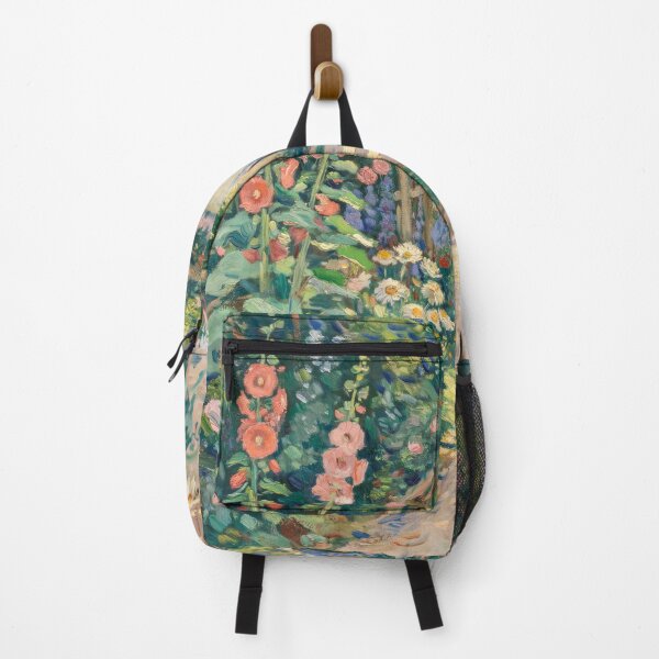 Item preview, Claude Monet Sunlit Cottage Garden Path – Impressionist French Floral Landscape Art designed and sold by Tamas Das.