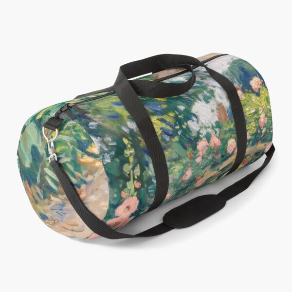 Item preview, Claude Monet Sunlit Cottage Garden Path – Impressionist French Floral Landscape Art designed and sold by Tamas Das.