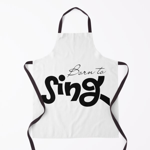 Item preview, Born To Sing Minimalist Typography Music Lover Singer Gift designed and sold by Artycom.