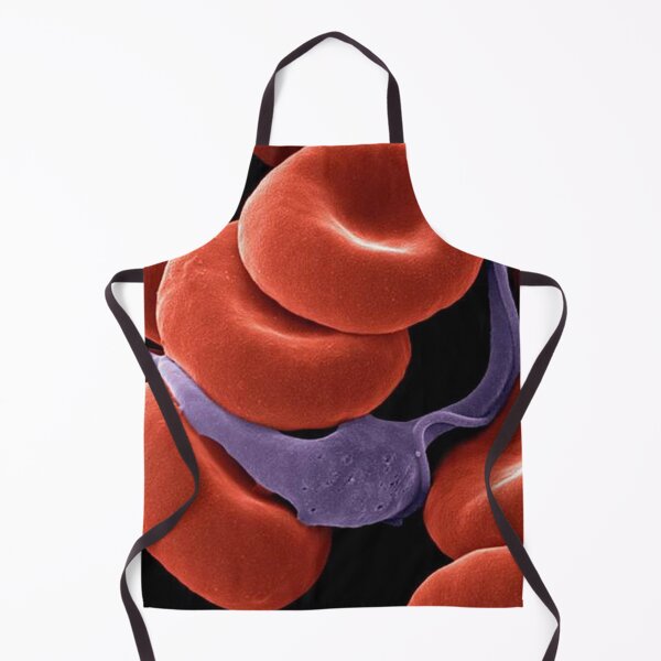 Item preview, Trypanosome Among Blood Cells – Microscopic Battle Within designed and sold by LuluLeb.