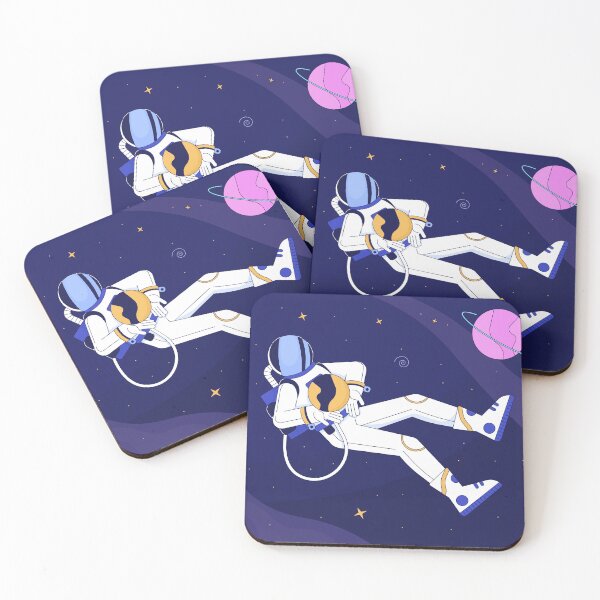Item preview, Astronaut Floating Through Dreamy Outer Space designed and sold by IMGvisuals.