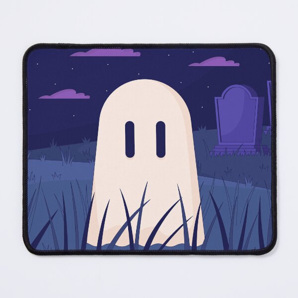 Item preview, Cute Ghost in Graveyard Under Moonlight designed and sold by IMGvisuals.