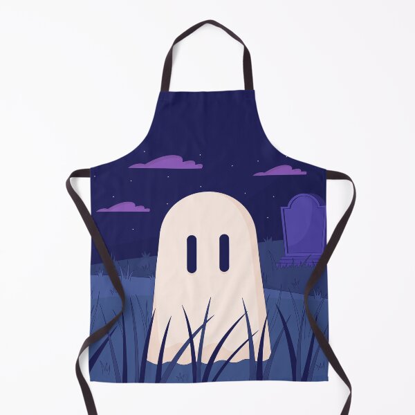 Item preview, Cute Ghost in Graveyard Under Moonlight designed and sold by IMGvisuals.
