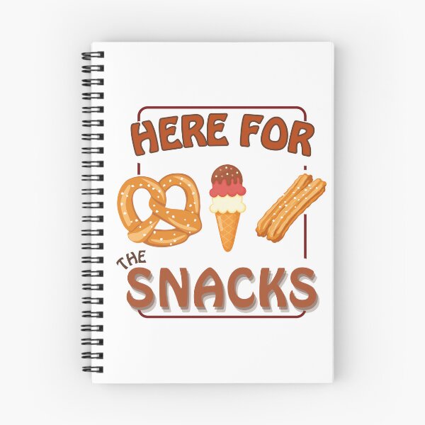 Item preview, Here For The Snacks Funny Vacation Foodie Theme Park Shirt designed and sold by LAJdesigns.
