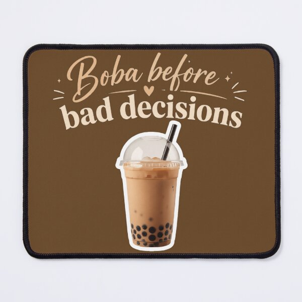 Item preview, Boba Before Bad Decisions ? Realistic Sticker Art | Trendy Bubble Tea Design | Gen Z Aesthetic | Funny Boba Lover Gift designed and sold by Abhi0.