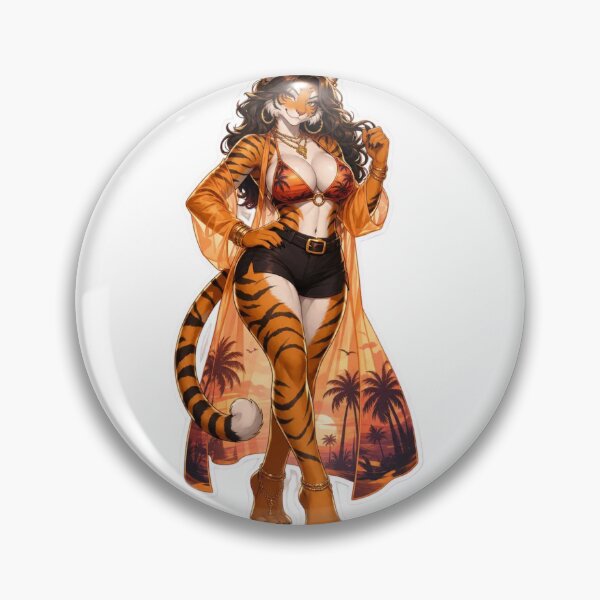 Item preview, Sunset Tiger Bombshell designed and sold by Furrenzy.