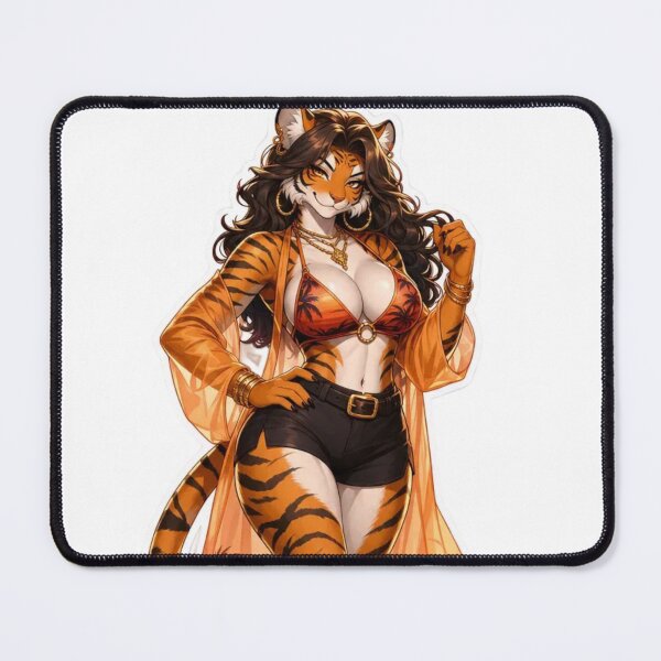 Item preview, Sunset Tiger Bombshell designed and sold by Furrenzy.
