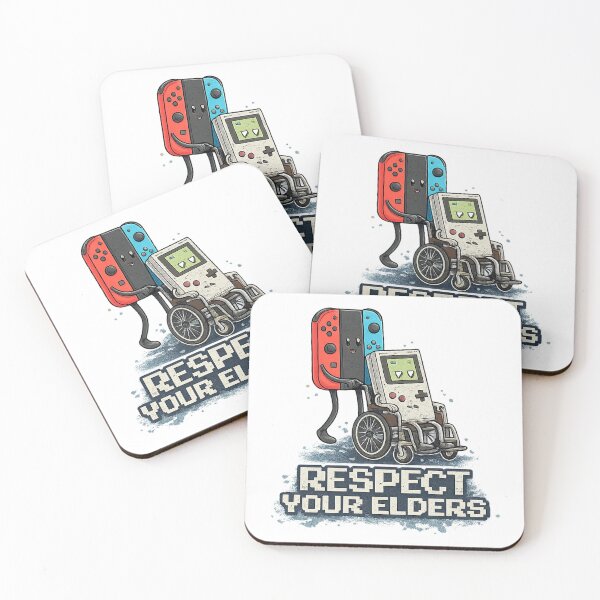 Item preview, Respect Your Elders Retro Gaming Funny Gamer Design Vintage Console Gaming designed and sold by mansourhamid.