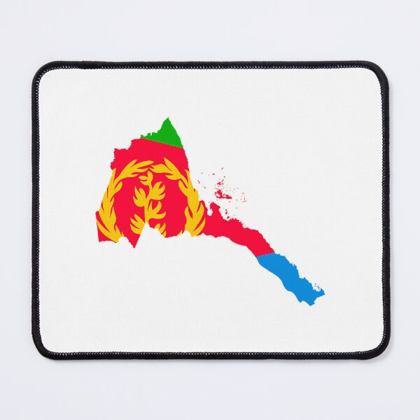 Item preview, Flag Map Of Eritrea - designed and sold by pasharomaia.