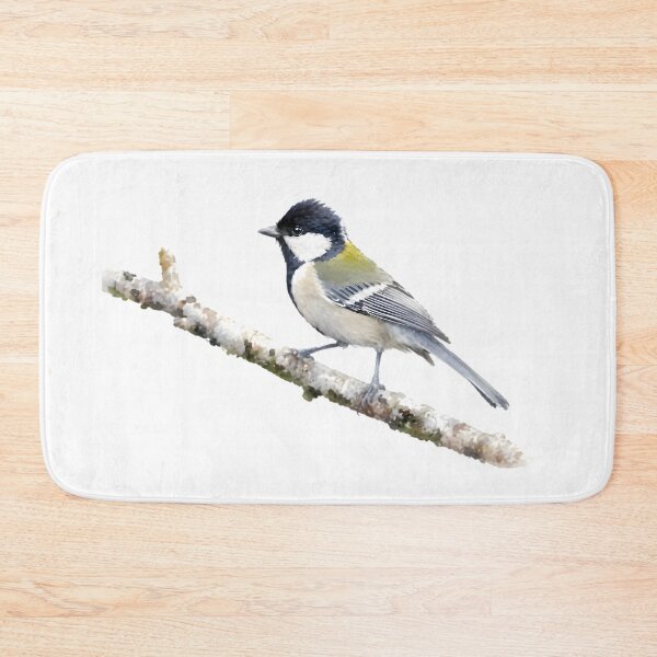 Item preview, Japanese Tit (Parus minor) designed and sold by HOMETOWN86.