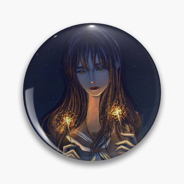 Item preview, Beautiful girl holding small fireworks in her hands at the beach designed and sold by Witseart.