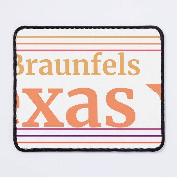 Item preview, New Braunfels Texas City Marked On State Map designed and sold by TheIconSmith.