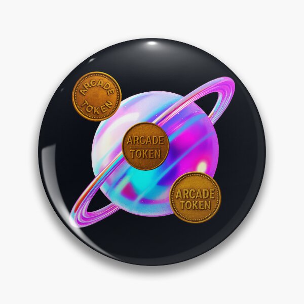 Item preview, ❇️ INSERT COIN TO CONTINUE COLLECTION ❇️ -  Arcade Token – Planet X Edition designed and sold by WheelieGdArt.