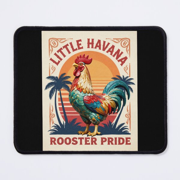 Item preview, Vibrant Rooster pride in Little Havana Miami Calle 8 designed and sold by piketo.