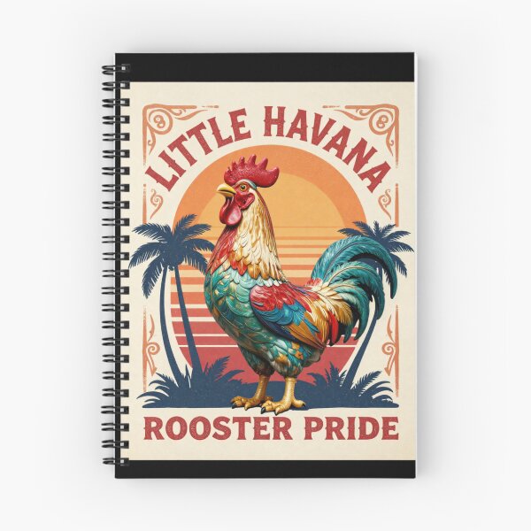 Item preview, Vibrant Rooster pride in Little Havana Miami Calle 8 designed and sold by piketo.