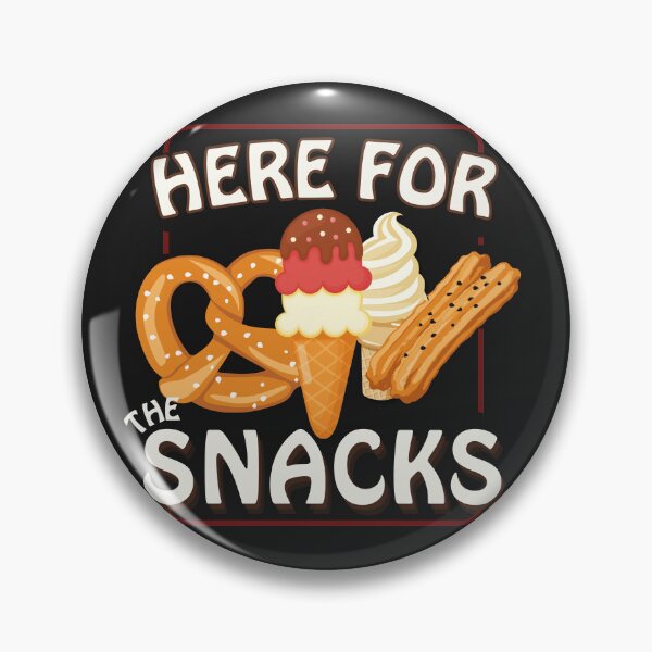 Item preview, Here For The Snacks Funny Vacation Foodie Theme Park Shirt designed and sold by LAJdesigns.