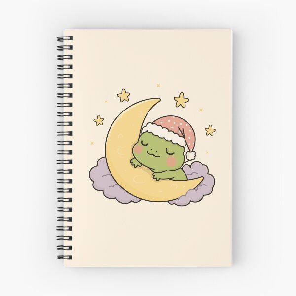 Item preview, Sleepy Frog on Moon Cute Kawaii Sleeping Frog Pajama Aesthetic  designed and sold by Lilypad Shop.