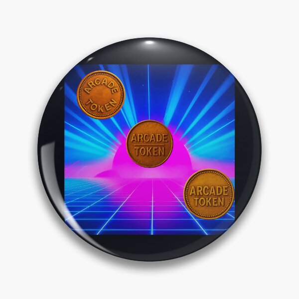 Item preview, ❇️ INSERT COIN TO CONTINUE COLLECTION ❇️ -  Arcade Token – Ready Player One Edition designed and sold by WheelieGdArt.