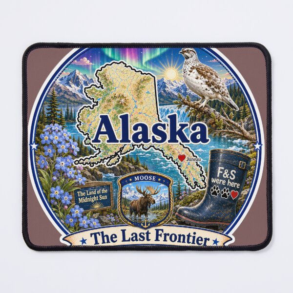 Item preview, Alaska - Collect America with Freckle and Spencer designed and sold by CollectrsCornr.