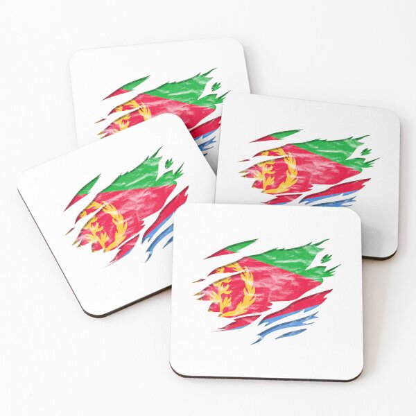 Item preview, Ripped Rip Open Eritrea Flag Palm designed and sold by pasharomaia.