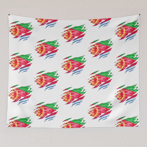 Item preview, Ripped Rip Open Eritrea Flag Palm designed and sold by pasharomaia.