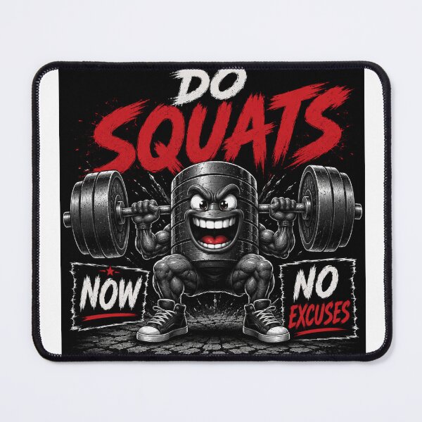 Item preview, Do Squats No Excuses Gym Motivation designed and sold by Sneh024.
