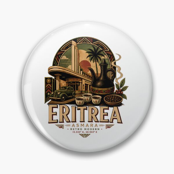 Item preview, Vintage Eritrea Travel Souvenir Landmark Gift designed and sold by pasharomaia.