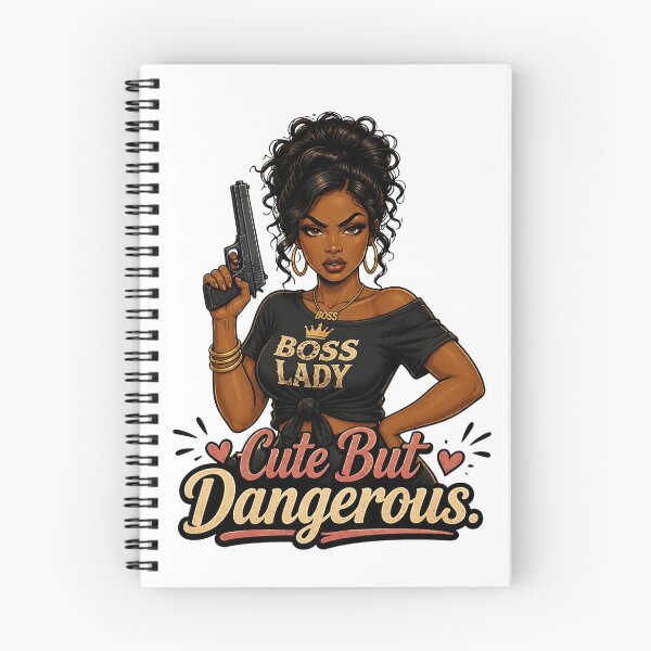 Item preview,  "Cute But Dangerous" Retro Boss Lady  designed and sold by MusesWhispers.