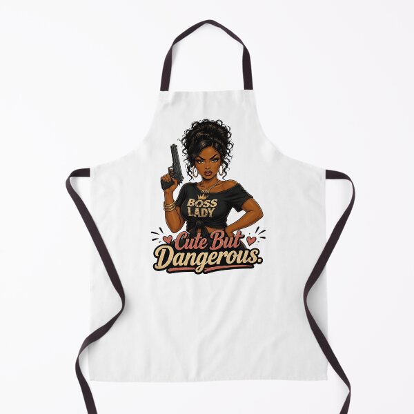 Item preview,  "Cute But Dangerous" Retro Boss Lady  designed and sold by MusesWhispers.