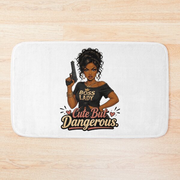 Item preview,  "Cute But Dangerous" Retro Boss Lady  designed and sold by MusesWhispers.