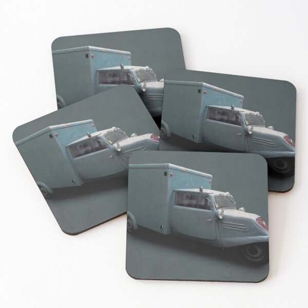 Item preview, old grey three wheel van designed and sold by younglen.
