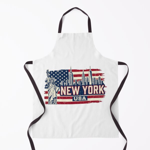 Item preview, New York Skyline - USA Flag Colors Patriotic Design designed and sold by ShirtsUp-Lane.