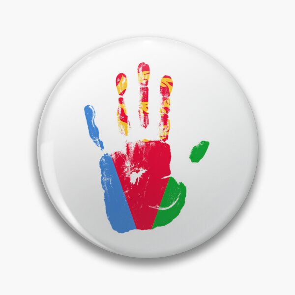 Item preview, Hand Eritrea Flag Palm designed and sold by pasharomaia.