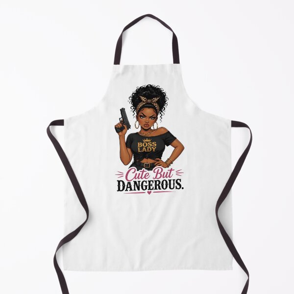 Item preview,  "Cute But Dangerous" Retro Boss Lady  designed and sold by MusesWhispers.