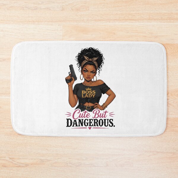 Item preview,  "Cute But Dangerous" Retro Boss Lady  designed and sold by MusesWhispers.