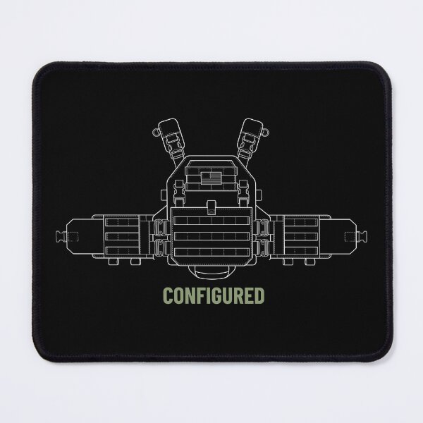 Item preview, Plate Carrier Chest Rig Minimalist Blueprint Tactical Gear Operator Tee designed and sold by theminimalzone.