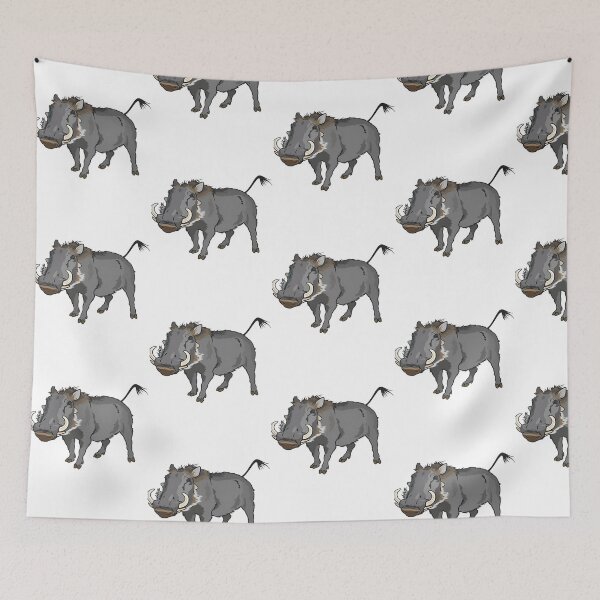 Item preview, Retro Wild Boar Warthog Design designed and sold by archarlyfitnes.