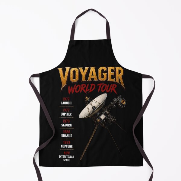 Item preview, Voyager World Tour Interstellar Mission Parody designed and sold by Retr0Tshirts.