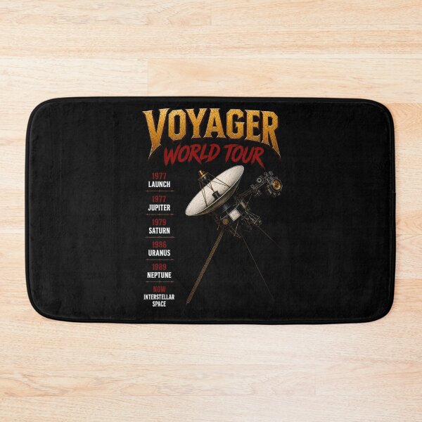 Item preview, Voyager World Tour Interstellar Mission Parody designed and sold by Retr0Tshirts.