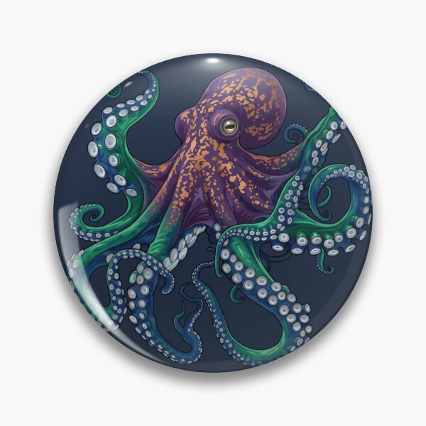 Item preview, Vibrant Octopus Graphic T-shirt – Colorful Ocean Animal Illustration for Marine Life and Sea Creature Lovers designed and sold by ZyxDes.