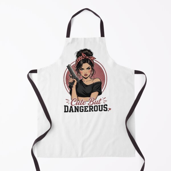 Item preview, "Cute But Dangerous" Retro Boss Lady  designed and sold by MusesWhispers.