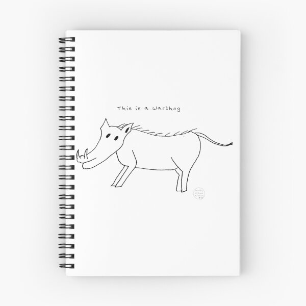 Item preview, This Is A Warthog - Badly Drawn Animal designed and sold by archarlyfitnes.