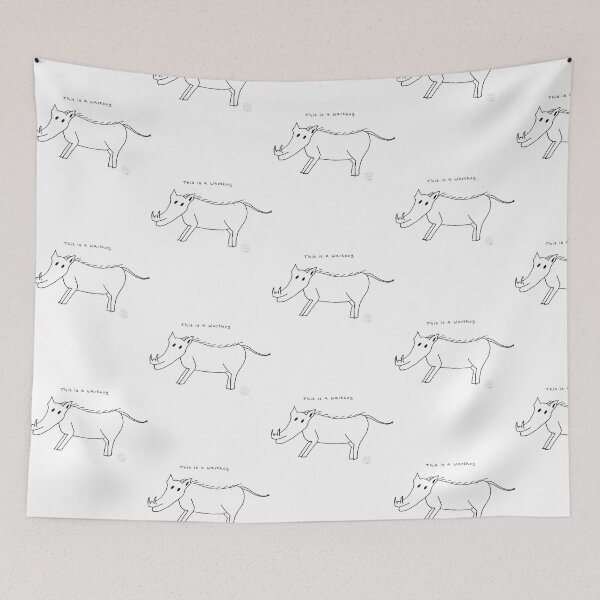 Item preview, This Is A Warthog - Badly Drawn Animal designed and sold by archarlyfitnes.